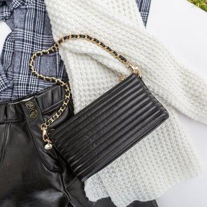 🔥 Celine Dion VIBRATO Quilted Leather CLUTCH